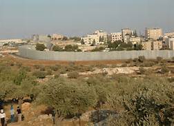 Modern-Day Bethlehem and the West Bank wall