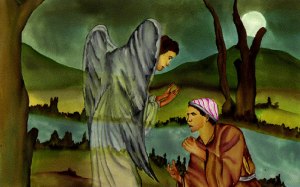 Jacob Wrestles with Angel